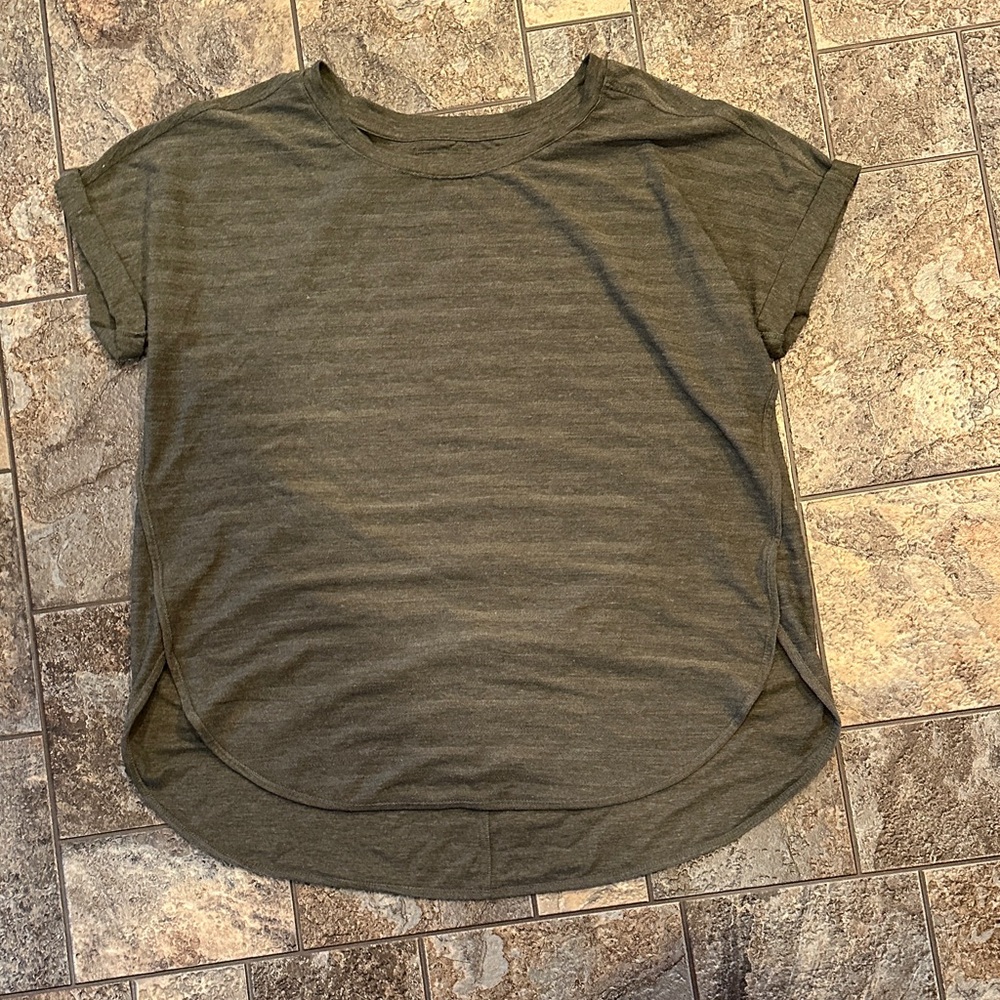 Sonoma Olive Green Short Sleeve Crewneck Tee